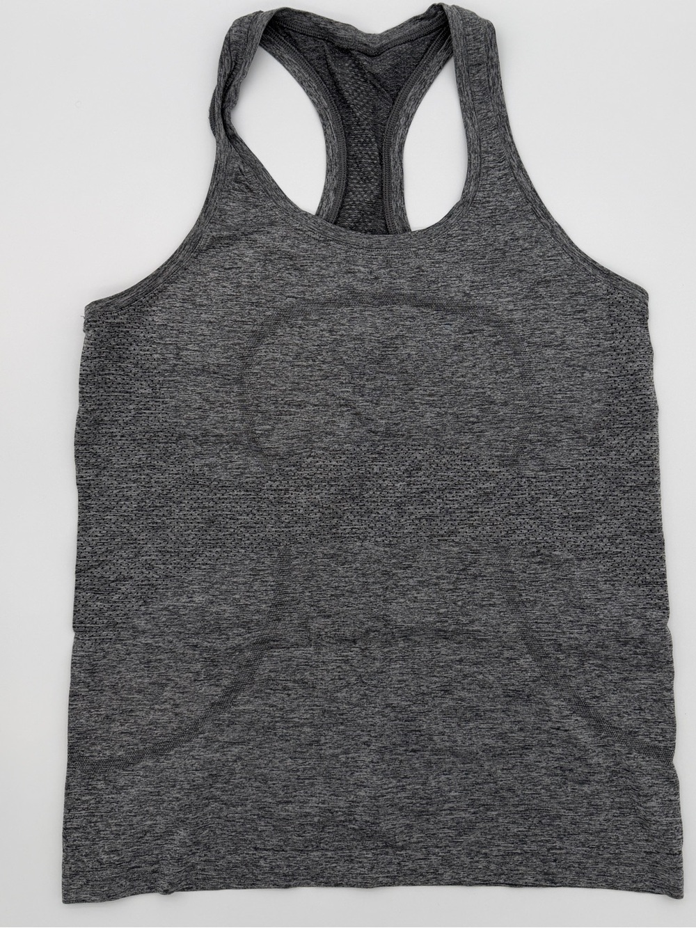 Lululemon Swiftly Tech Racerback Tank Top Women's Size 8 Dark Grey Hip Length